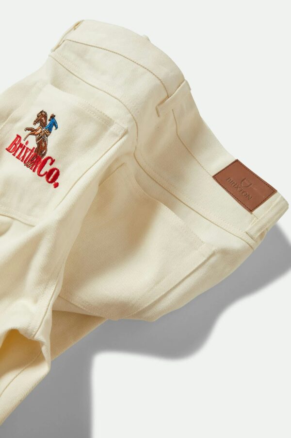 Margo Cropped 5-Pocket Pant - Off White - Image 15