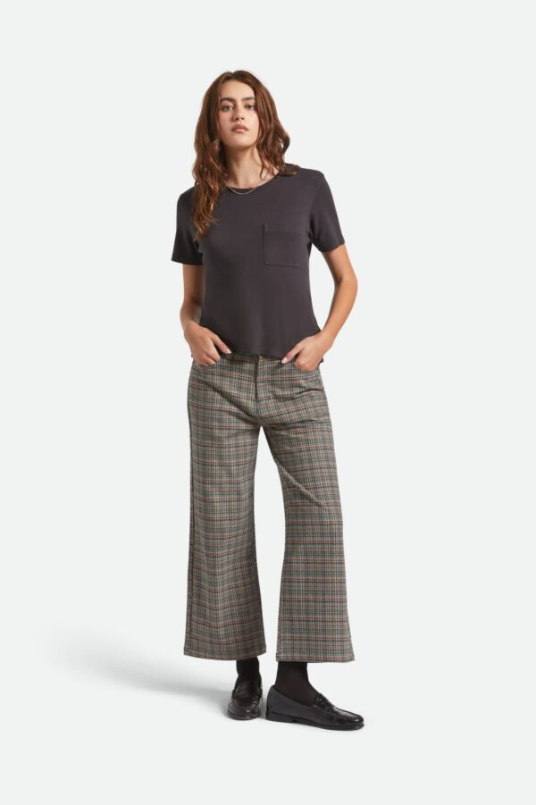 Margo Cropped 5-Pocket Pant - Multi Stripe/Plaid - Image 6