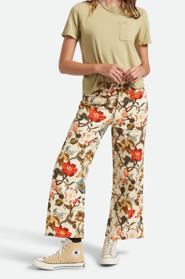 Margo Cropped 5-Pocket Pant - Botanical Floral - Image 4