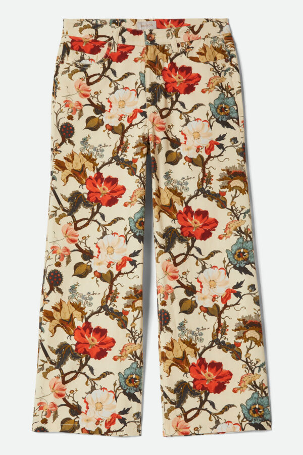 Margo Cropped 5-Pocket Pant - Botanical Floral - Image 2