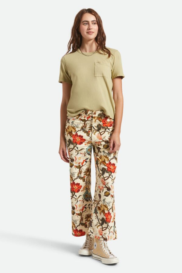 Margo Cropped 5-Pocket Pant - Botanical Floral - Image 7
