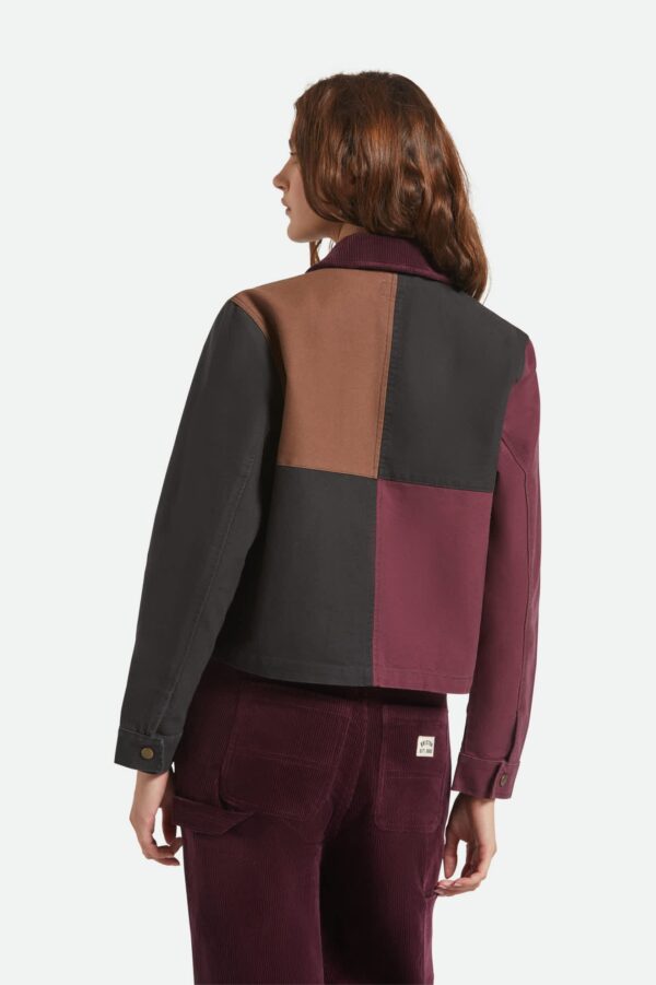 Mechanic Women's Garage Jacket - Port/Black/Pinecone Brown - Image 7